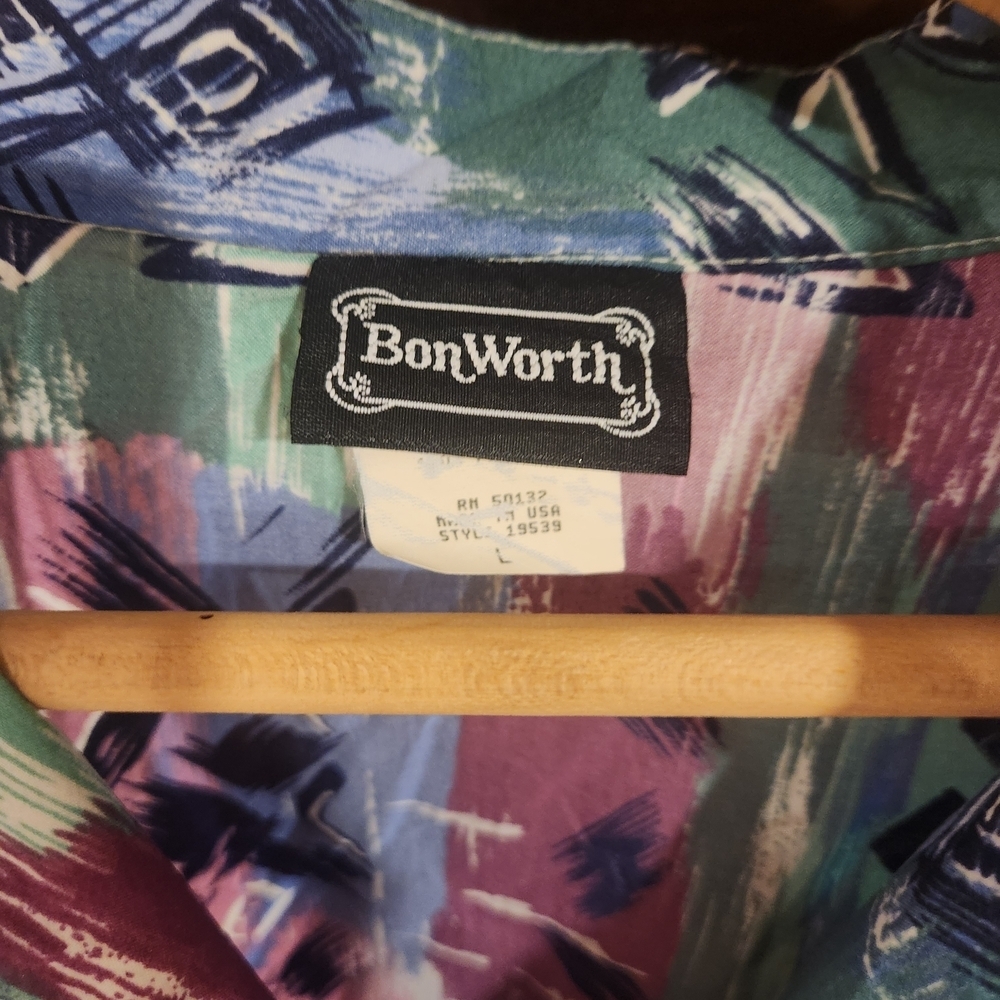 BonWorth Multicolor Abstract Pattern Jacket - Picture 2 of 4
